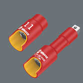 Wera Tools 8790 B VDE Zyklop 3/8" Socket, Insulated, 16 x 46 mm