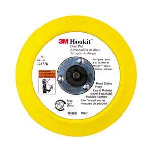 3M Hookit Disc Pad 05776, 6", 10/Case