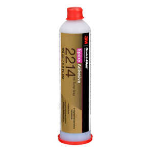 3M Scotch-Weld Epoxy Adhesive 2214 Hi-Temp New Formula, Gray, 6 fl oz Cartridge, 6/Case