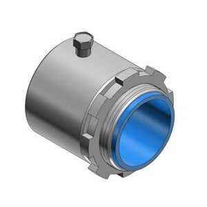 ABB 1" Set Screw Connector, Steel with Nylon Insulated Throat for Use with Rigid/IMC Conduit
