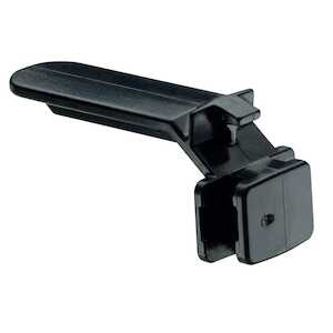 Panduit Panduct® Type G Wiring Duct Retainer, ABS, 2" Duct Width, Black, 100/Pack