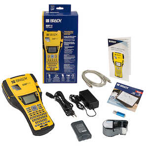 Brady BMP41 Label Printer Kit with Cable, AC Adapter, B595 Labels, Battery Pack - Obsolete