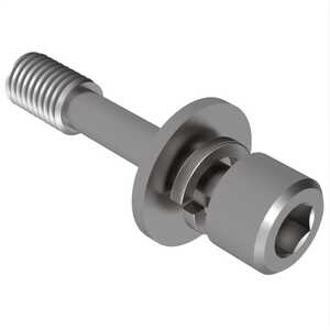 ASM 10-32 X 5/8" Captivated Socket Head Cap SEMS Screw, Flat & Split Lock Washers, Stainless Steel, Passivated, Flat Washer O.D. .334"