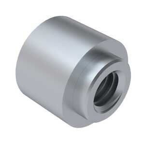 Captive Fastener Nut Spacer, Reel Mounted, 2-56 x 0.062" L, Steel, Electro Tin