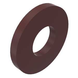 #0 Flat Washer, .062" ID, .188" OD, .031" Thickness, Phenolic, Natural