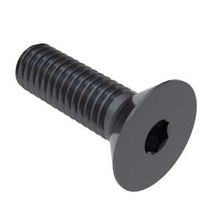 0-80 X 1/8" L, 82 Degree Flat Head Socket Screw. Alloy Steel, Plain, Hex Drive. Specification - ASME B18.3