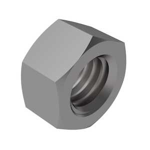1" - 12 Finished Hex Nut. Stainless Steel, Passivated.