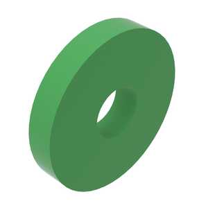 #10 Flat Washer, Epoxy Glass 7/16" OD, .063" Thickness, .203" ID NAS549G10