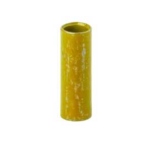 Sta-Kon Two Piece Outer Sleeve Connector for Hexagonal Range, Length 1/4", I.D. .156", O.D. .193", Color Yellow, Soft Bronze, Tin Plated, MS21980-156