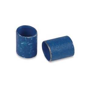 Sta-Kon Two Piece Outer Sleeve Connector for Hexagonal Range, Length 1/4", I.D. .128", O.D. .151", Color Blue, Soft Bronze, Tin Plated, MS21980-128