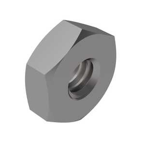 0-80 Hex Machine Screw Nut, 5/32" W X 3/64" H, Stainless Steel. Specification - ASME B18.2.2