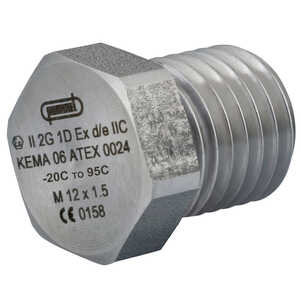 Sealcon 1 NPT Hex Plug, 316L Stainless Steel