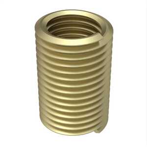 KATO CoilThread® Tangless Free-Running Insert, 1/4-20 X 1 D, 304 Stainless Steel, Cadmium, NAS1130-4-10P