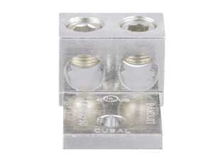 Panduit 1 Hole Aluminum Mechanical Lug, .375" Stud Hole Size, 2.58" L