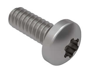 Stanley 0-80 X 1/4" Long, Torx Plus, Pan Head, Stainless Steel Machine Screw. Specification - ASME B18.6.3 Except Drive