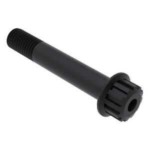 1"-12 X 3" Grip Length, Nickel Alloy, Spline Drive External Wrenching Flanged Head Tension Bolt, Passivated And Dry Film Lube