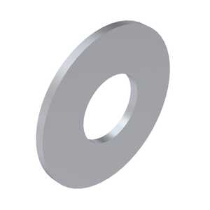 #1 Flat Washer, 5/64" ID, .188" OD, .020" Thickness, Aluminum Alloy, Aluminum Anodized, MS15795-701