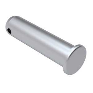 1" X 1-19/32" Clevis Pin, Drilled Shank, Stainless Steel, Chrome