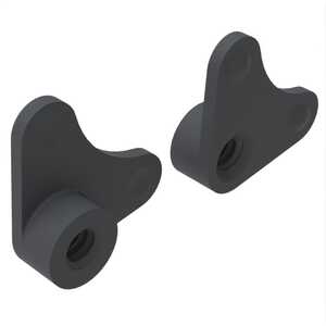 1/2" - 20 A286 Stainless Steel, Corner Nut Plate w/ Welding Projections, Dry Film Lubricant