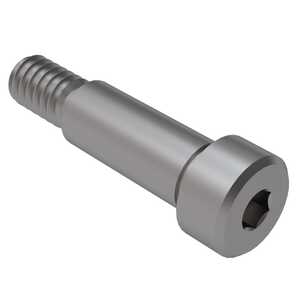 1/2" X 5/8" L Socket Shoulder Screw, Stainless Steel, Passivated.