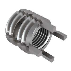 1-12 Solid Wall Insert w/ Internal Thread Lock, Stainless Steel, Heavy Duty, Key Locked, 1-1/2" L