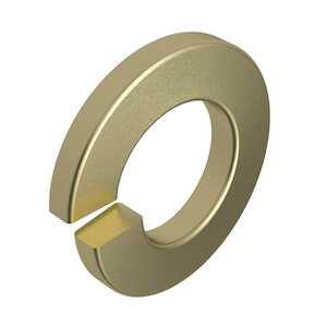 #2 Split Lock Washer, Hi-Collar, .094" ID, .146" OD, .022" Thickness, Carbon Steel, Cadmium/Mechanical Zinc, MS51848-3