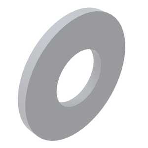 #0 Flat Washer, .063" ID, .188" OD, .020" Thickness, Nylon, Natural, MS51859-11