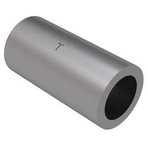1/2" Round Stainless Steel Spacer, .130" L, .263" ID, Passivated