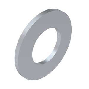 #0 Flat Washer, Aluminum Alloy 3/16" OD, .068" ID, .015" Thickness, Chemical Treat, NAS1149DN016J