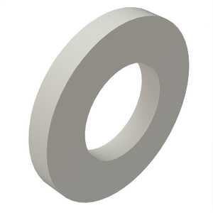 #10 Flat Washer, .203" ID, .438" OD, .031" Thickness, Polyamide. NAS1515H