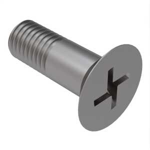 1/2" - 20 X 1/4" Shear Bolt, 100 Deg Flat Head, Offset Cruciform, Stainless Steel, Passivated, NAS1580C8T4