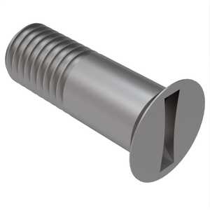 1/4" - 28 Shear Bolt, 100 Degree Flat head, .125" Grip Length, Dovetail Slot, Stainless Steel, NAS1581C4H2