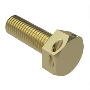 1/2"-20 X 1-9/32" L, Hex Bolt, Alloy Steel, Cadmium, Drilled Head. NAS568-41