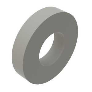 1/2" Round Spacer, .252" ID, Nylon, 2.60" L, Natural