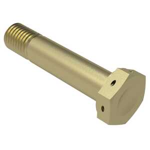 1/2"-20 X 1.778" Long, Hex Head Tension Bolt, Drilled Head, Alloy Steel, Cadmium