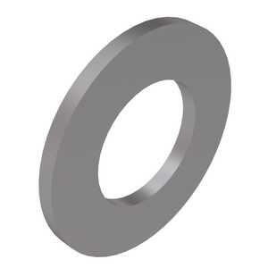 #0 Flat Washer, .063" ID, .099" OD, .016" Thickness, Nitronic 60, Passivated, NAS620N0