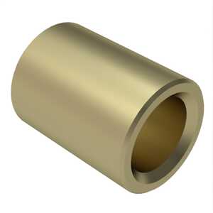 1" Press-Fit Bushing, 1/2" Long, Aluminum Bronze, Cadmium