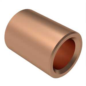 1-1/8" Press-Fit Bushing, 1-3/8" Long, Beryllium Copper, Plain