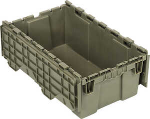 Quantum Storage Distribution Container, 19-5/8" L x 11-9/16" W x 7-1/2" H, Gray