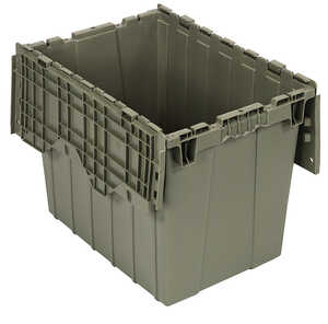 Quantum Storage Distribution Container, 21-7/8" L x 15-1/8" W x 17.25" H, Gray