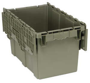 Quantum Storage Distribution Container, 22-1/8" L x 12-5/8" W x 11-7/8" H, Gray