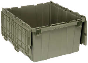 Quantum Storage Distribution Container, 23-7/8" L x 19-3/8" W x 12-1/2" H, Gray