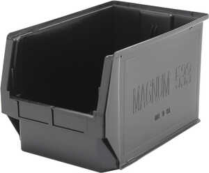 Quantum Storage Storage Container, 12-5/8" L x 19-3/4" W x 11-7/8" H, Black