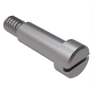 0.0615" X 1/2" L Slotted Precision Shoulder Screw, Stainless Steel