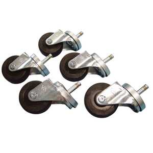 Brady Spill Control Center Caster Wheels, 5/Pack - OBSOLETE