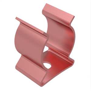 Seastrom .100" Spring Clip, 1 Hole, .200" L, Beryllium Copper