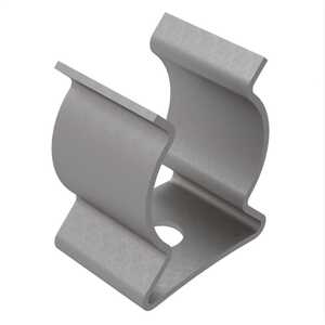 Seastrom .100" Spring Clip, 1 Hole, .200" L, Spring Steel