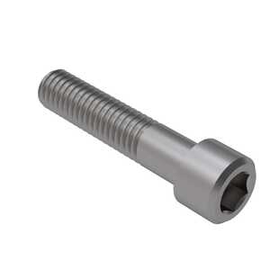 MJ10 X 50mm Long, Socket Head Cap Screw. A286 Stainless Steel, Partially Threaded. NA0069