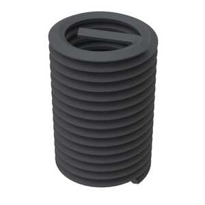 Heli-Coil Tanged Free Running Insert, 1" - 12 X 1 Dia, 304 Stainless Steel, Dry Film Lubricant, MS124651