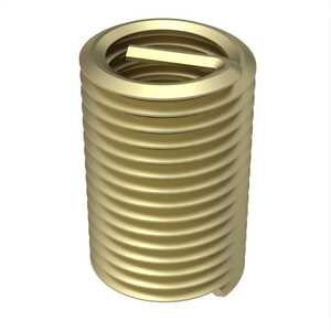 Heli-Coil Tanged Free Running Insert, 1" - 12 X 1 Dia, 304 Stainless Steel, Cadmium, MS124884-MODIFIED